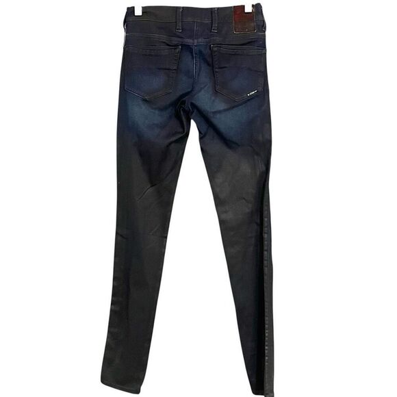 G-Star Raw Woman’s Nova Mid-waist Skinny Glaze Super-stretch Dk Aged Jeans Sz 26 - Picture 5 of 8